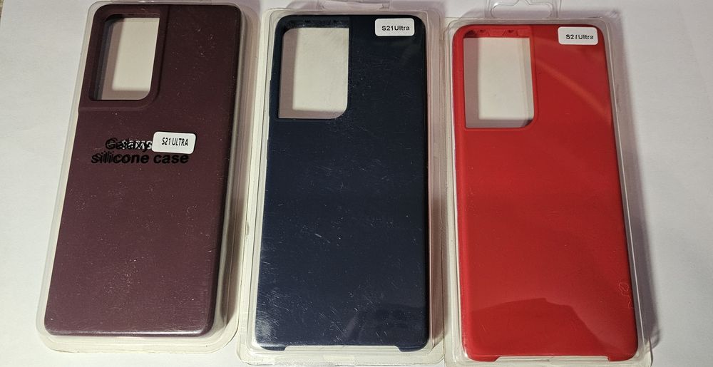 Силіконові чохли для Samsung S21 Ultra