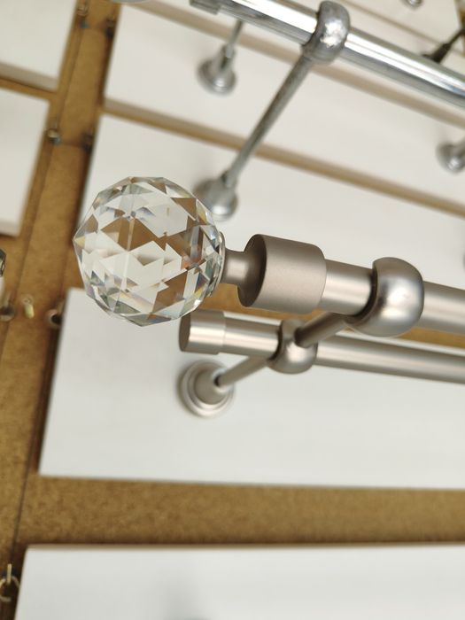 Карниз для штор, цвет Сатин