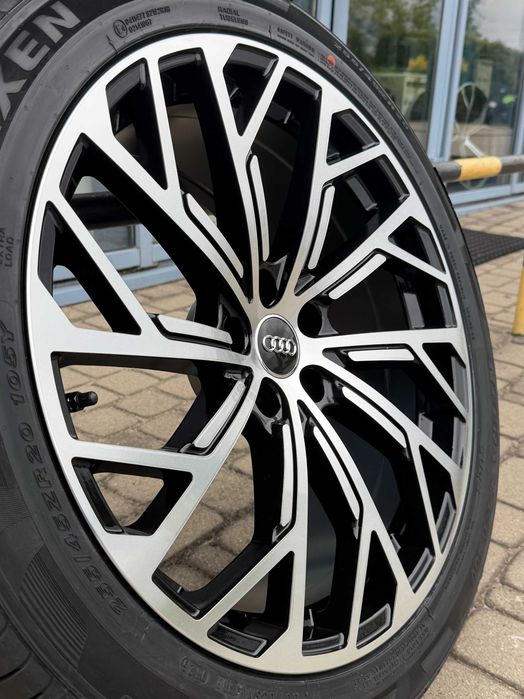 Nowe koła 20 cali Audi Q7 SQ7 czarno srebrne wieloramienne