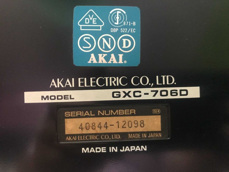Magnetofon AKAI GXC- 706 D