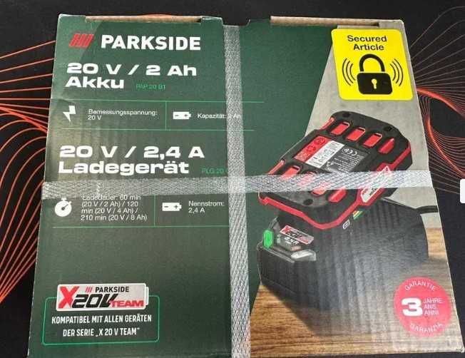 PARKSIDE Akumulator PAP 20 B1 2 Ah, 20 V z ładowarką 65 W