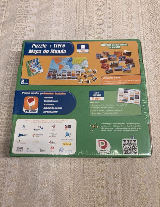 Puzzle+ Livro do Mapa Mundo