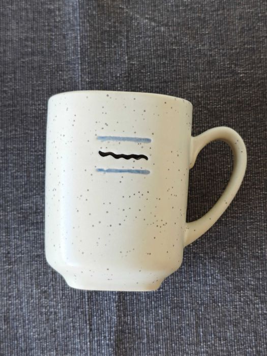 Nowe Kubki Ceramiczne Nakrapiane (Komplet 2 szt.)