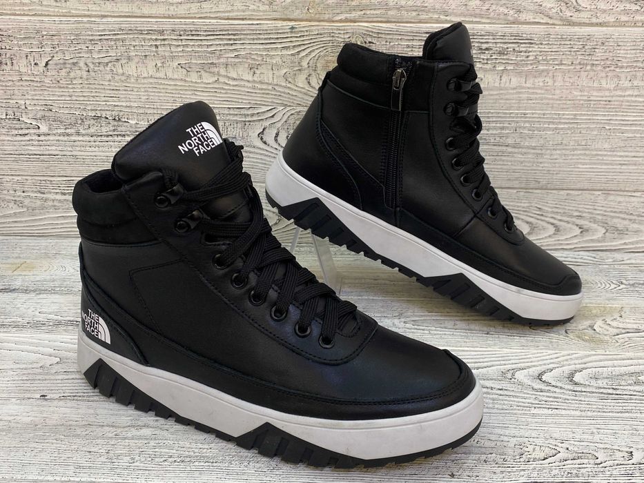 Зимові чоботи THE NORTH FACE Шкіра! високі шкіряні кеди кросівки берці