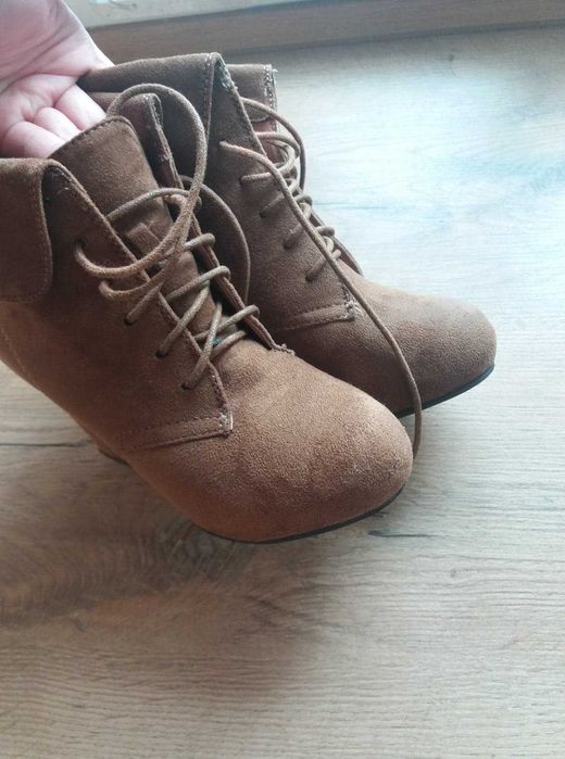 Brązowe botki rozmiar 36 CCC Jennifer