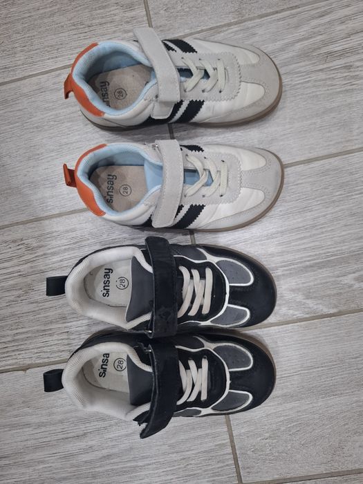Buty adidasy dziecięce chłopięce 28 2 pary zestaw barefoot