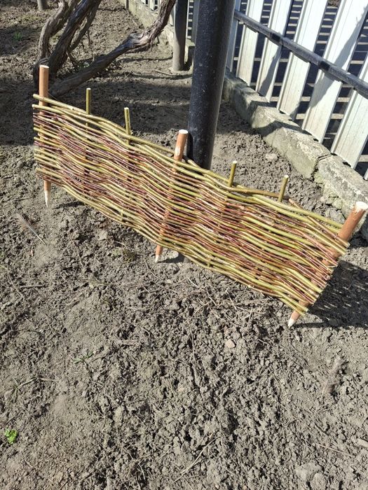 Плетений паркан тин з лози