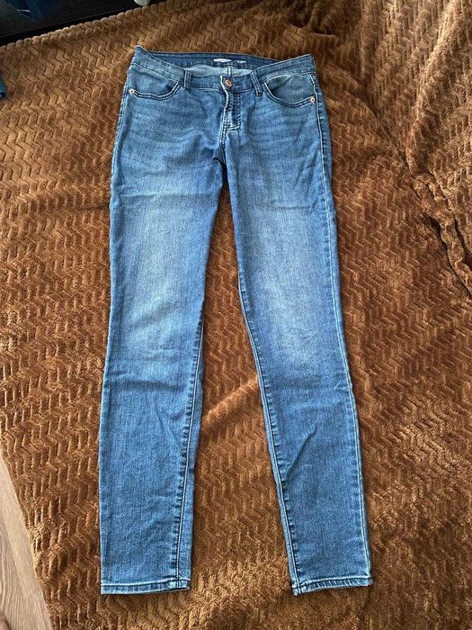 Скінні джинси облягаючі слім середня посадка вузькі стрейчові тягнутьс