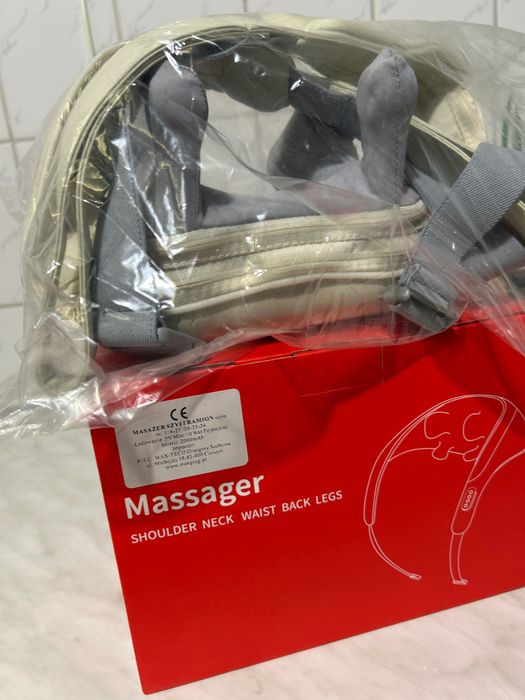 Masażer karku skóra ecru -na gwarancji!