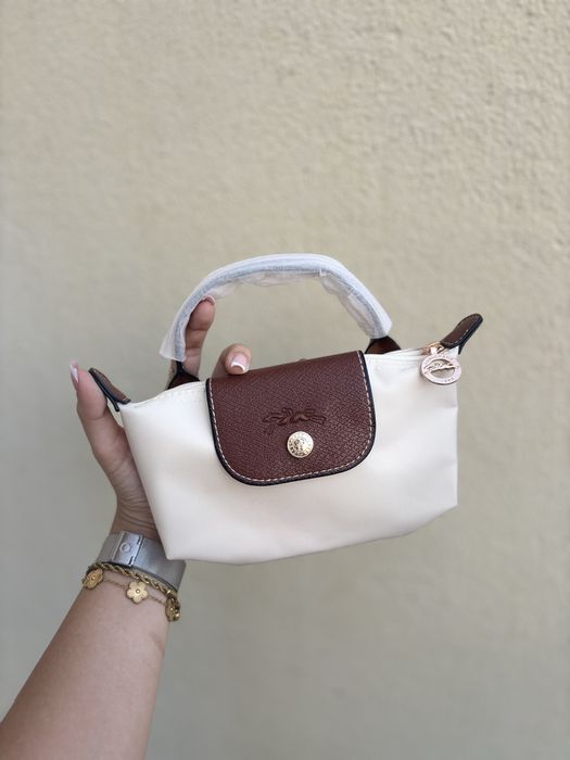 Mini longchamp branca
