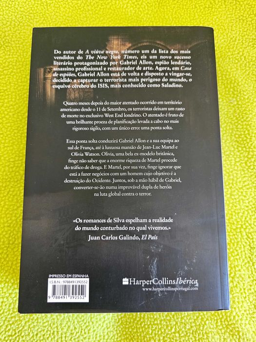 Casa de Espiões - Daniel Silva