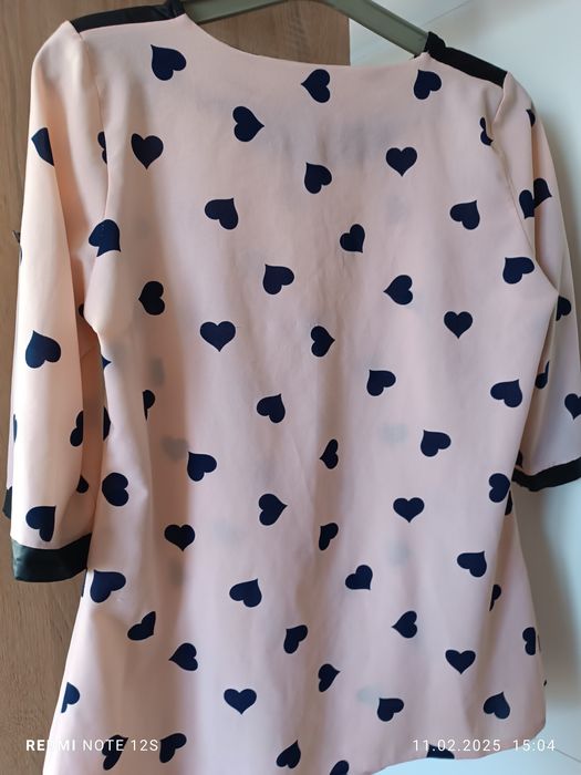 Блузка в сердечко