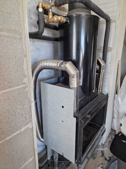 Монтаж; димохід, камін будь-якої складності з водян.,повітр. опаленням