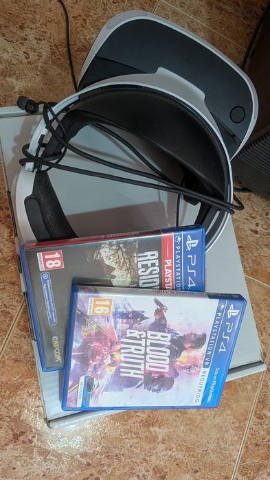 PS4 + Óculos VR + JOGOS