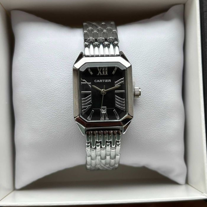 Хіт! Трендовий жіночий годинник Cartier на браслеті в різних кольорах