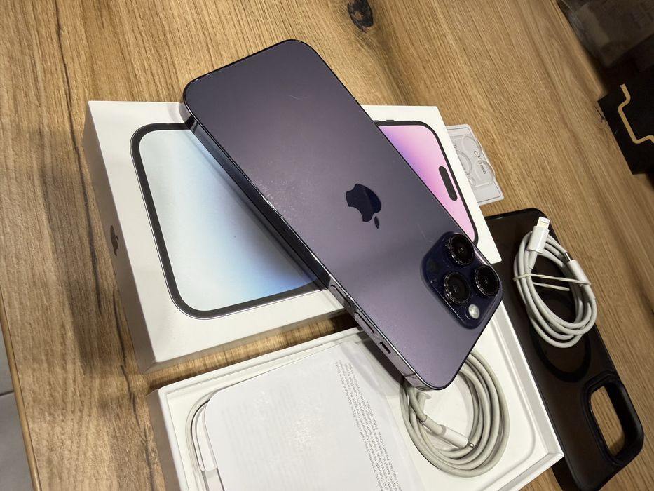 Okazja!! 100% kondycja!! Iphone 14pro Max!! Super stan!