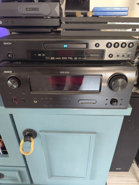 Amplituner Denon AVR 1909 Dvd 1940 + głośniki