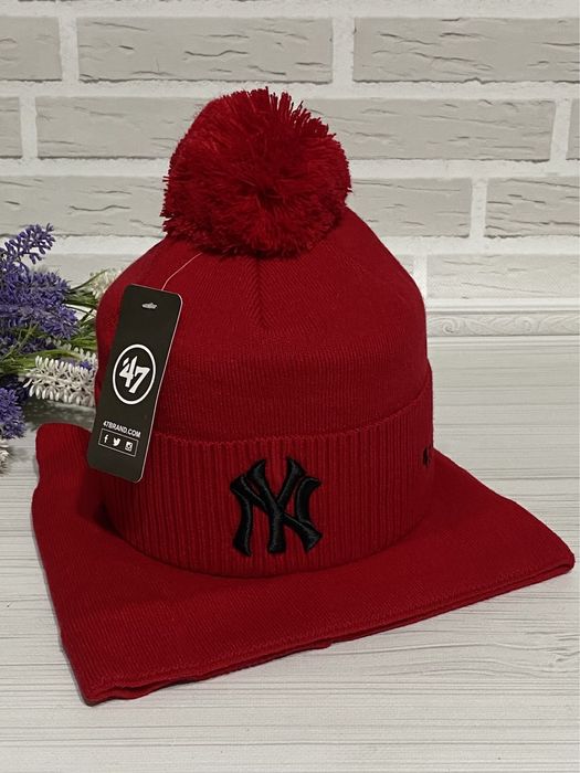 Комплекти на флісі шапка хомут Nike, Adidas, Puma, NY