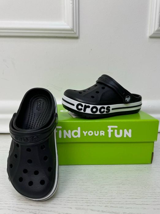 Crocs Bayaband Kids Black c8 c9 c10 c11 c12 c13 j1 j2 j