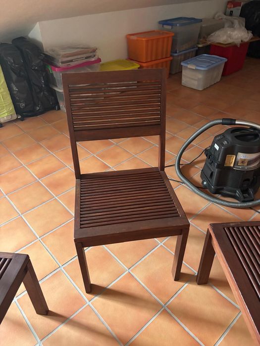 Conjunto de 4 cadeiras de jardim