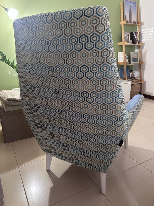 Cadeirão Azul - Navarro Tapicerias
