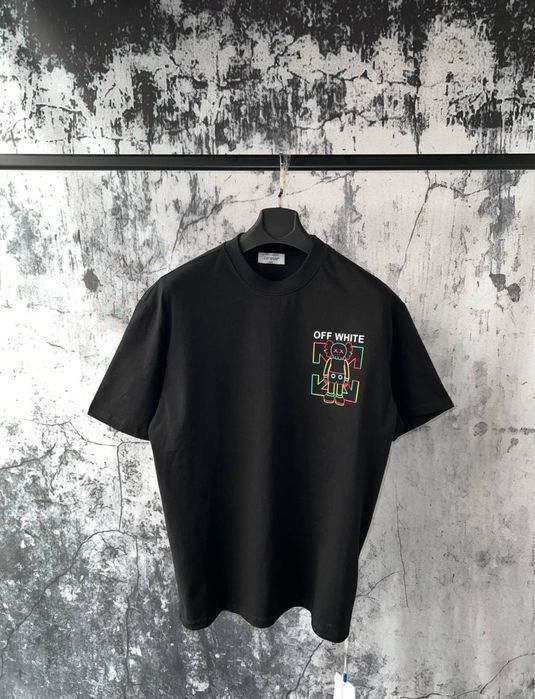 OFF-white x kaws футболка оверсайз мужская оригинал