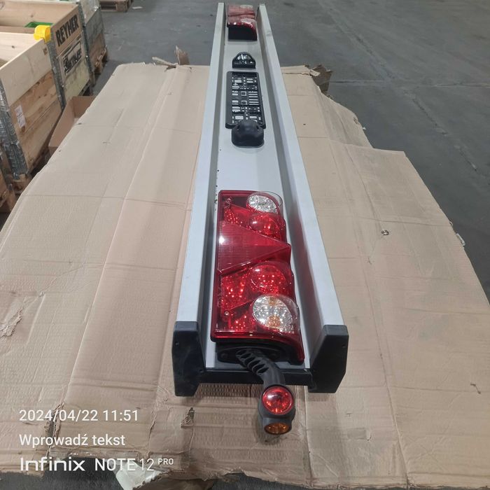Belki oświetleniowe Aluminium 2400 mm EcoLed II