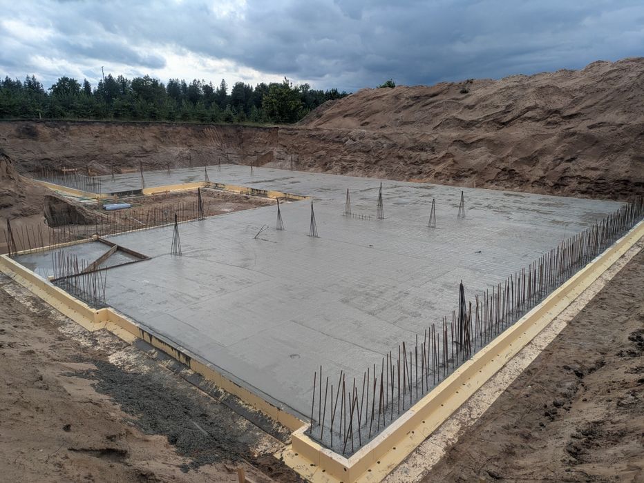 Żelbety, mury oporowe, płyty fundamentowe, baseny, stropy