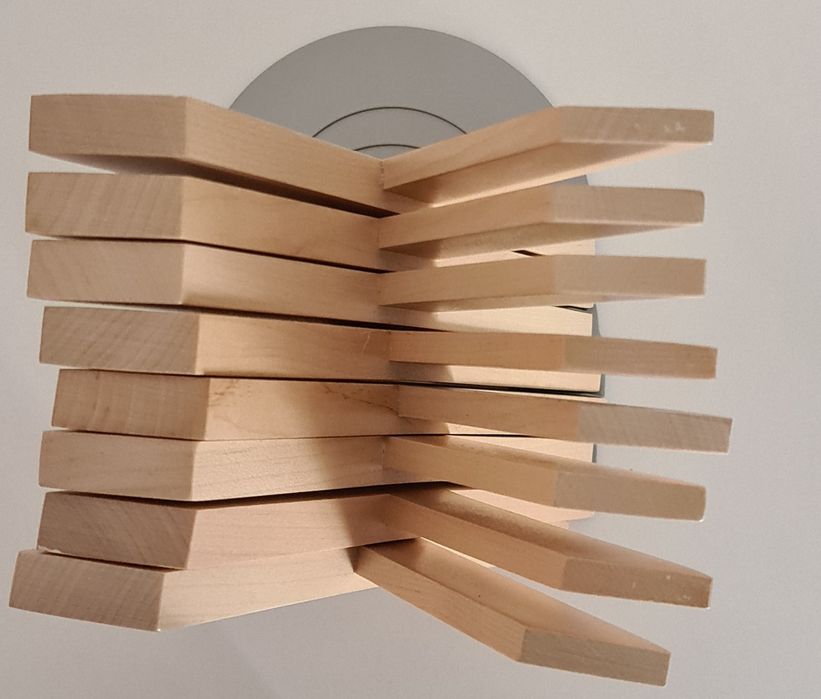 Separadores de livros. Madeira.  Novos