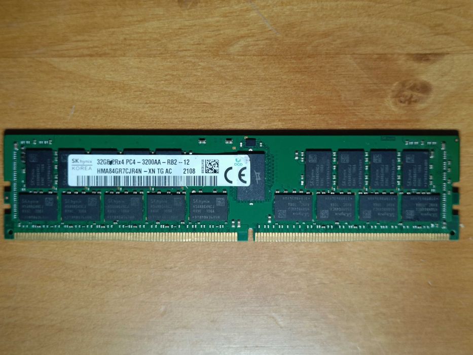 СЕРВЕРНА Оперативна память DDR4 32GB SK Hynix 3200MHz ECC REG X99