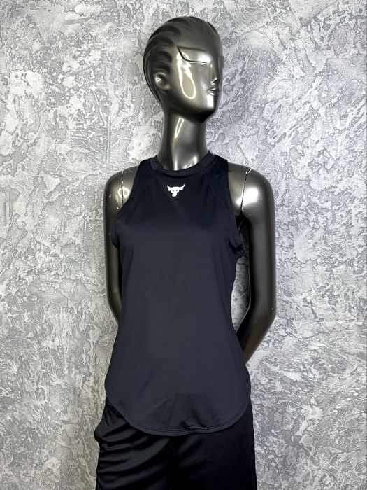 Under Armour Heatgear майка S-M размер женская спортивная черная