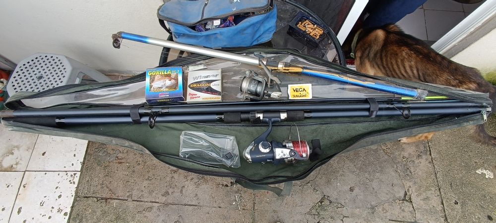 Canas de pesca bom estado