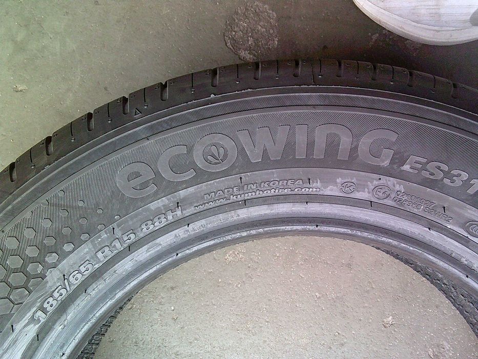 Opony 185/65/15 Kumho 4szt DEMO