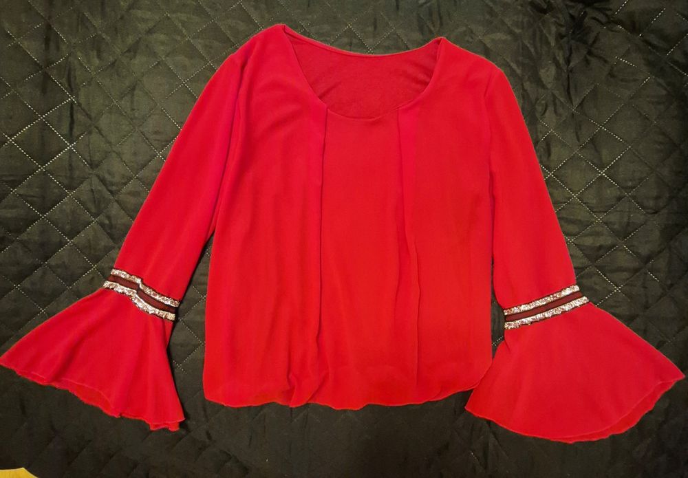 Bluzka damska czerwona