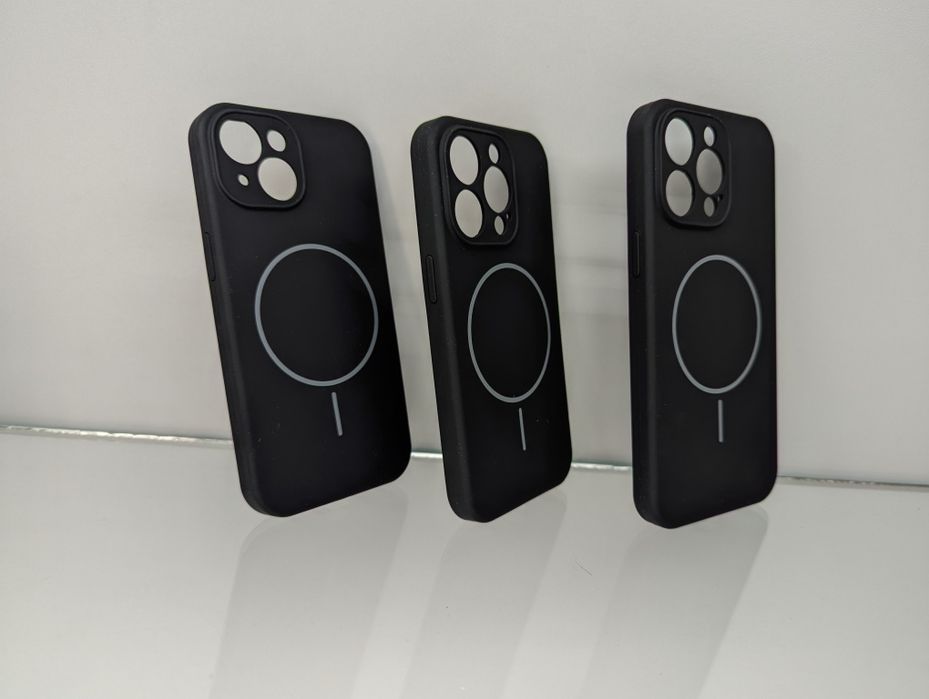 Iphone всі моделі 15 Pro Max MagSafe Противоударный чехол Софт Тач
