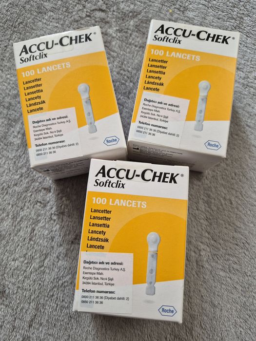 Ланцеты для ручки-прокалывателя Accu-Chek SoftClix / Акку-Чек СофтКликс, 100 шт.