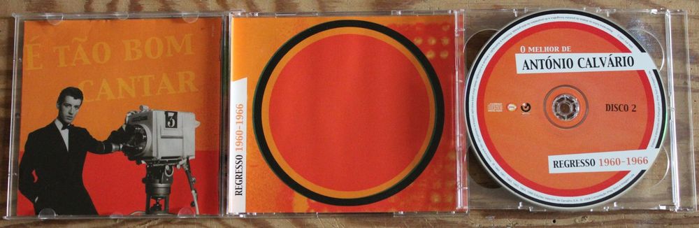 CD duplo António Calvário - O Melhor de António Calvário, Regresso 1960 - 1966  (2008)