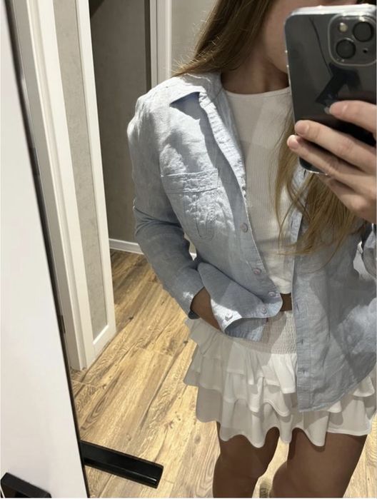 Міні спідниця з шортиками primark, S-M