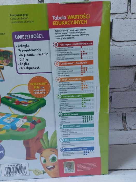 Lisciani Carotina Biurko aktywnego przedszkolaka 30 gier nowe hit