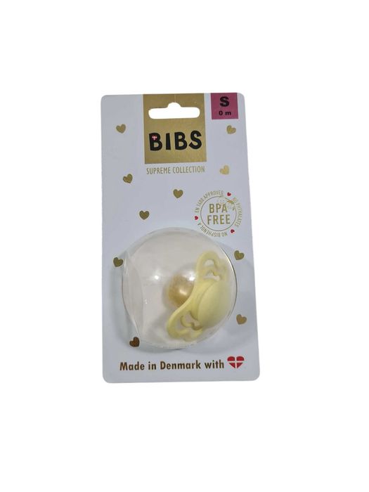 Smoczek bibs rozmiar s żółty
