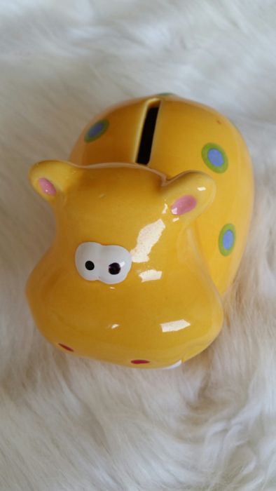 Mealheiro Hipopótamo Criança