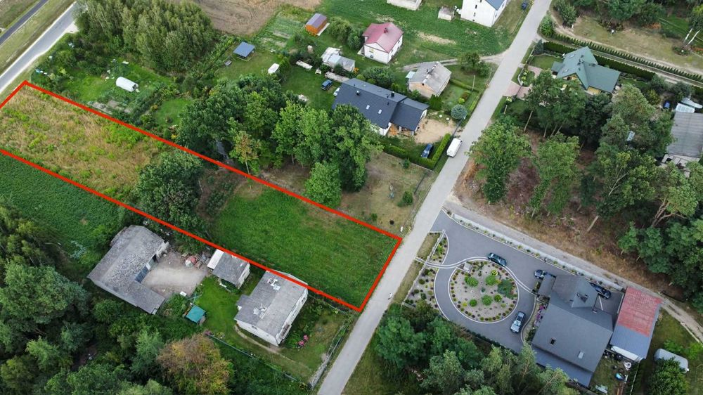 Działka 2700 m² z mediami – Mościbrody blisko Siedlec