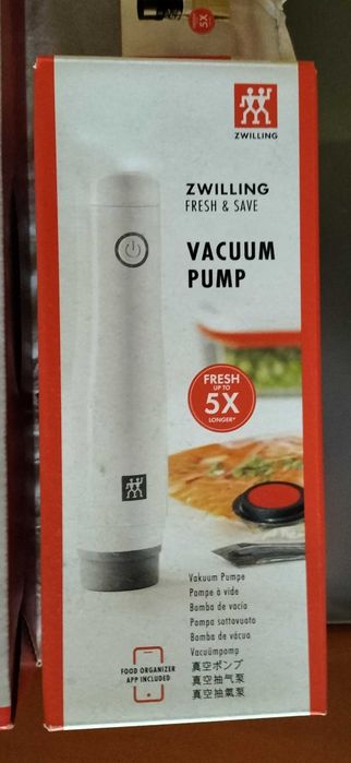Conjunto Zwilling - Vacuum Bag Set e Vacuum Pump (NOVO)