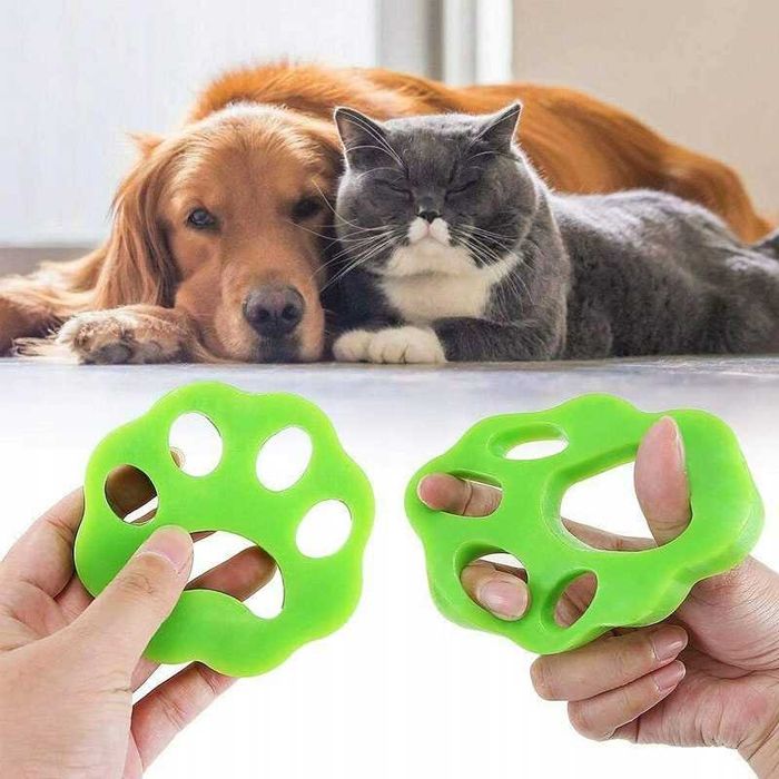 Łapka do usuwania sierści w praniu psy