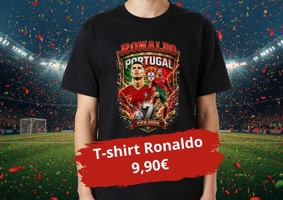 T-shirt Ronaldo Portugal