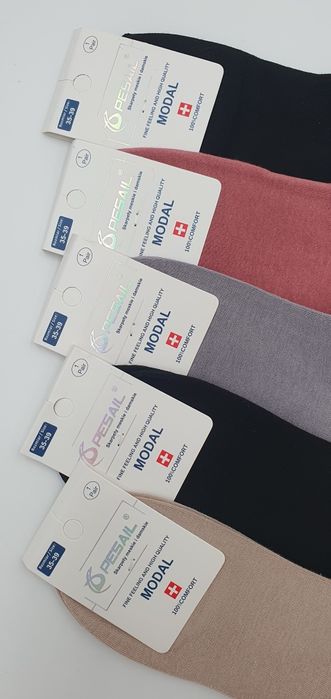 Skarpetki bezuciskowe z modalem bawełna modal 35-38 premium