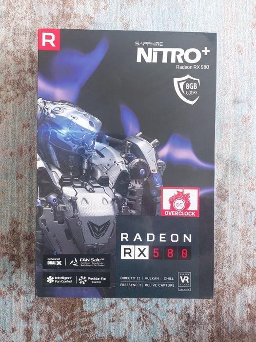 Відеокарта Radeon rx 580 8gb. Sapphire nitro+