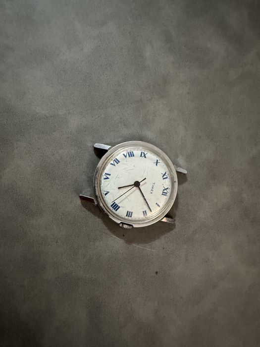 Relógio Timex Vintage - Mostrador Branco (Para restauro ou peças)
