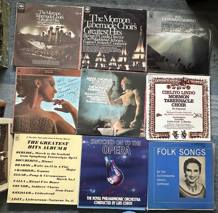 Lote 08 - 72 discos de vinil Lp's - Musica Clássica