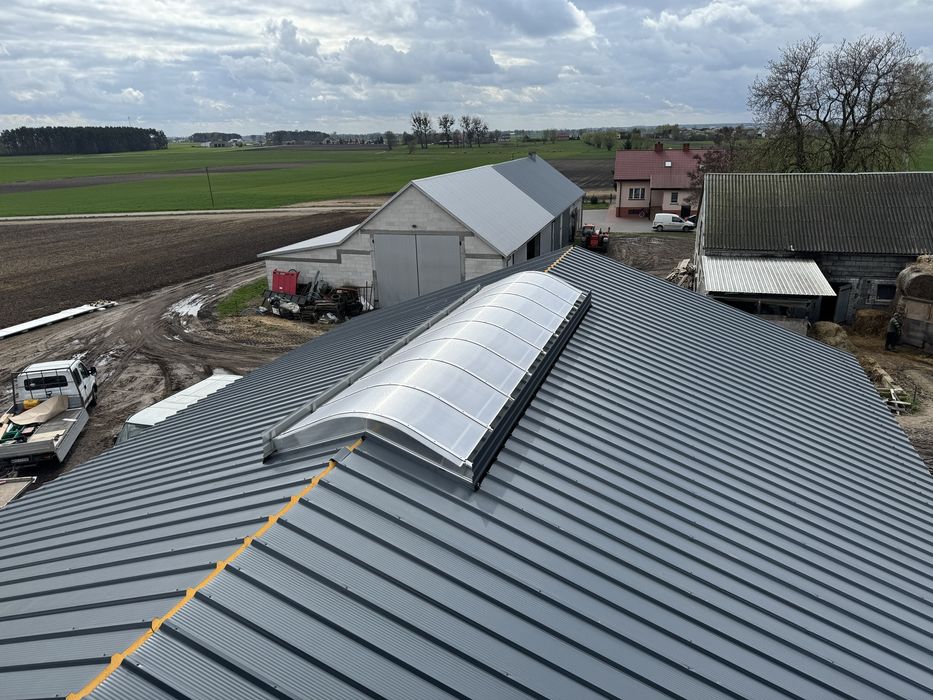 Świetlik kurtyny oborowe